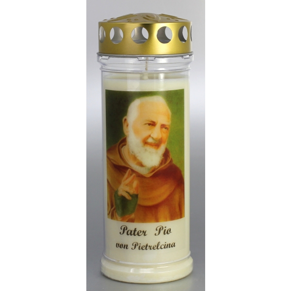 Grablichtkerze, Pater Pio