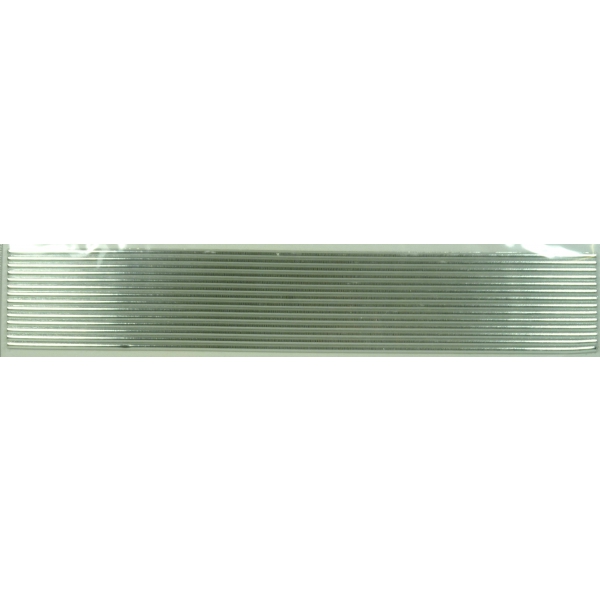 Rundstreifen silberfarbig, 14 Streifen L 25cm, B 3mm