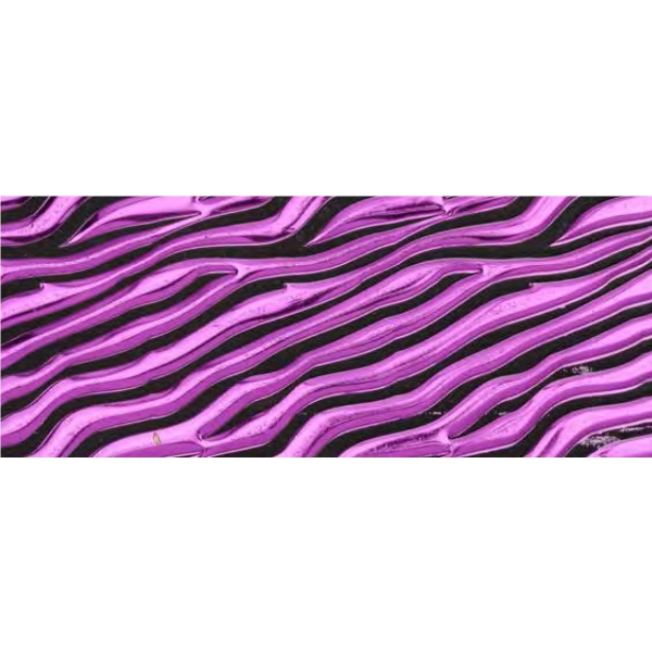 Wachsplatte strukturiert, schwarz fuchsia 25x10cm