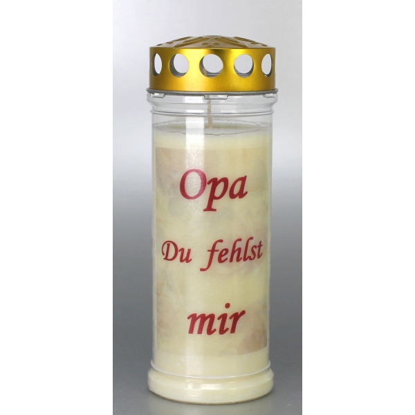 Grablicht, Opa Du fehlst mir   3916