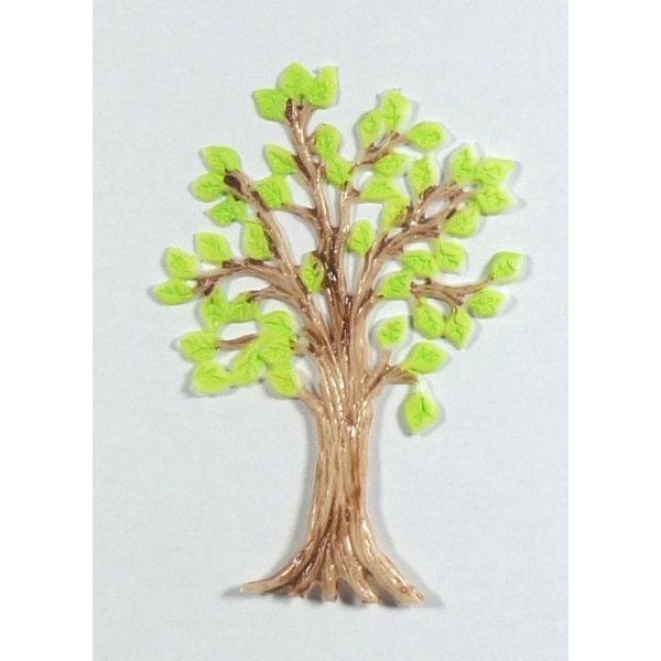 Wachsmotiv Lebensbaum 8 x 6 cm