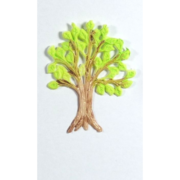 Wachsmotiv Lebensbaum 6,5 x 5,5 cm