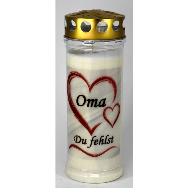 Grablicht,  Oma Du fehlst