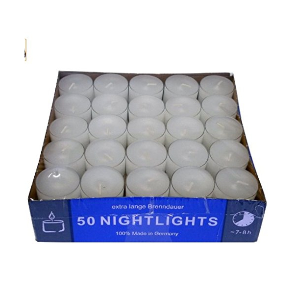Teelichter Nightlights,  50 Stück