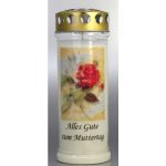 Grablicht, Rose - Alles Gute zum Muttertag Grablicht, Rose - Alles Gute zum Muttertag