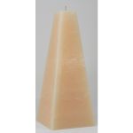 Moderne Rustic Pyramidenkerze, Champagner 36x15 cm