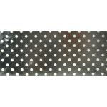 Wachsplatte strukturiert mit Glitzer, weiss silberfarbig 25x10cm