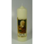 Pater Pio Kerze 25x7cm Pater Pio Kerze 25x7cm