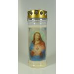 Grablichtkerze, Herz-Jesu Grablichtkerze, Herz-Jesu