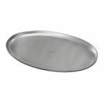 Kerzenhalter oval, silberfarbig 17x10cm 9004 Kerzenhalter oval, silberfarbig 17x10cm 9004