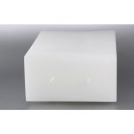 Kerze Modern mit 2 Dochte, weiß 22x15cm Kerze Modern mit 2 Dochte, weiß 22x15cm